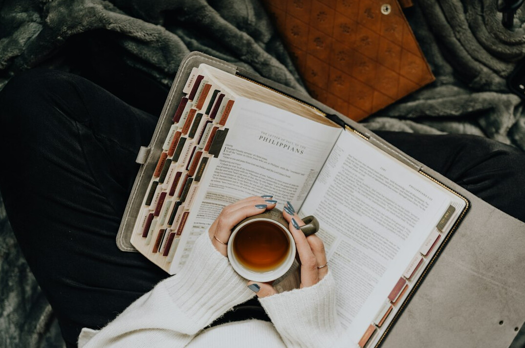 person relaxing with documents